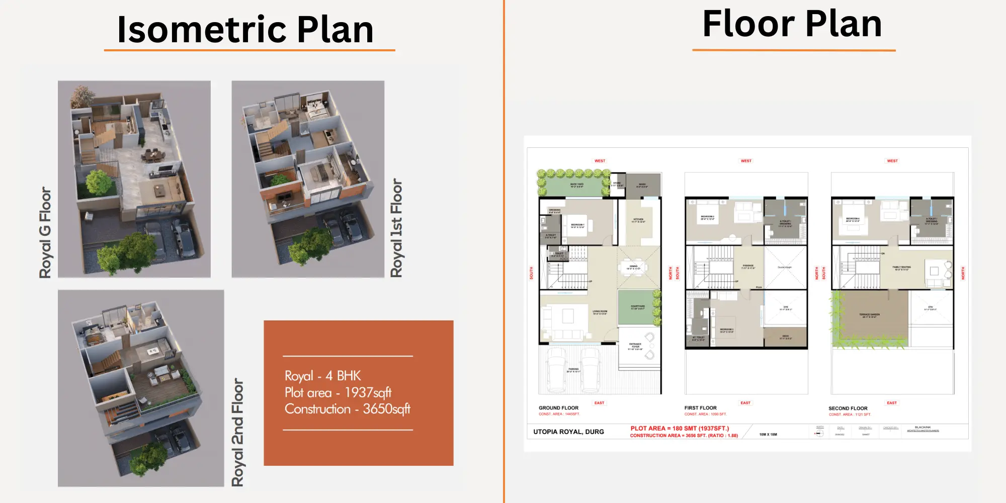 Utopia 4 BHK Floor Plan
