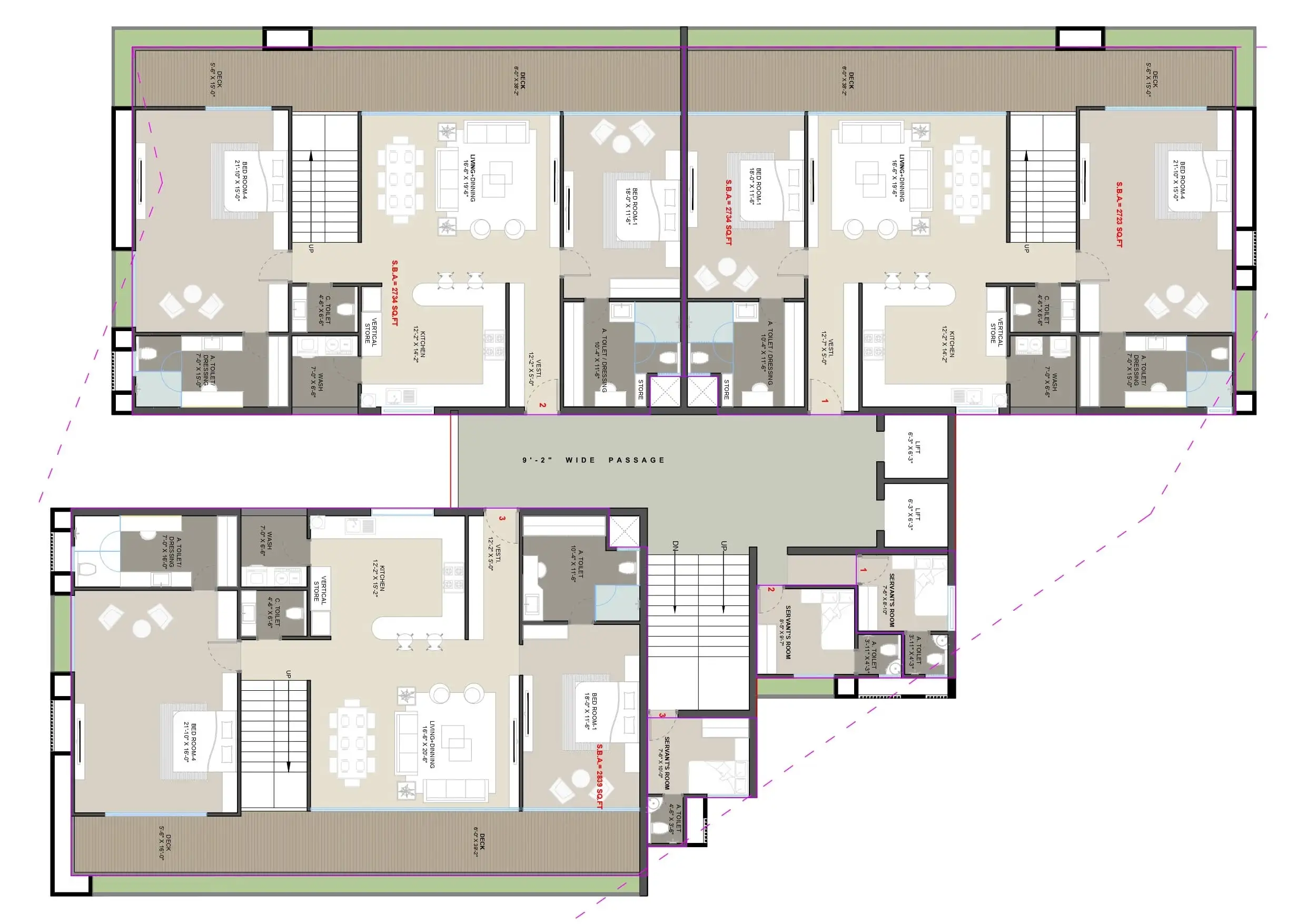 Utopia Penthouse 2 Floor Plan